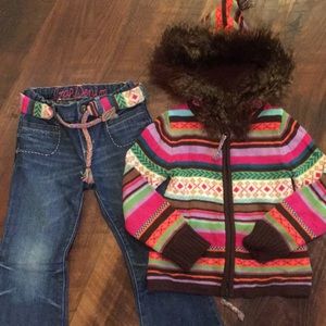 Gap sweater with jeans